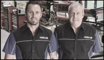 Hurricane Equipment founders at the Johannesburg premises
